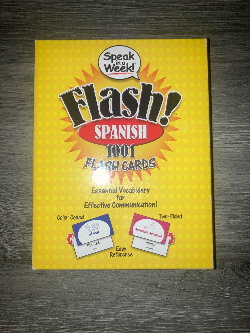 Spanish 1001 Flash Cards